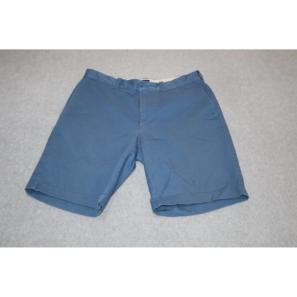 J.Crew Chino Shorts Mens 31 Blue 9